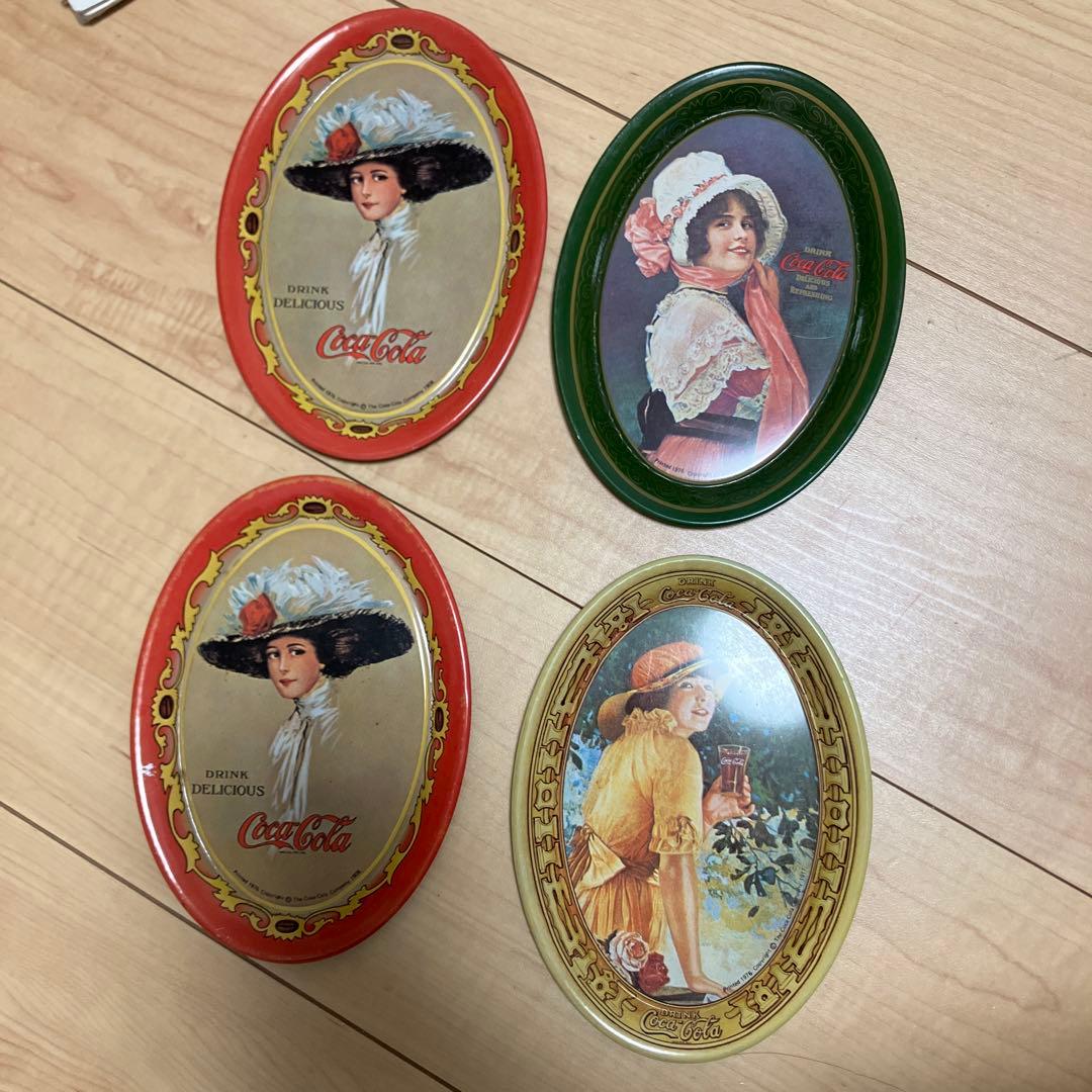Coca-Cola ヴィンテージプレート 4枚セット - メルカリ