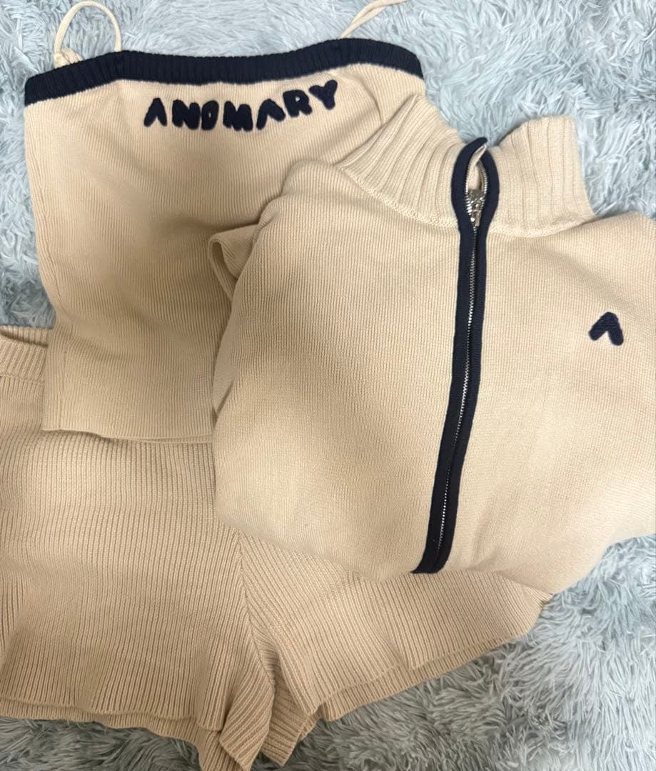 andmary アンドマリー Zoe full zip set up - メルカリ