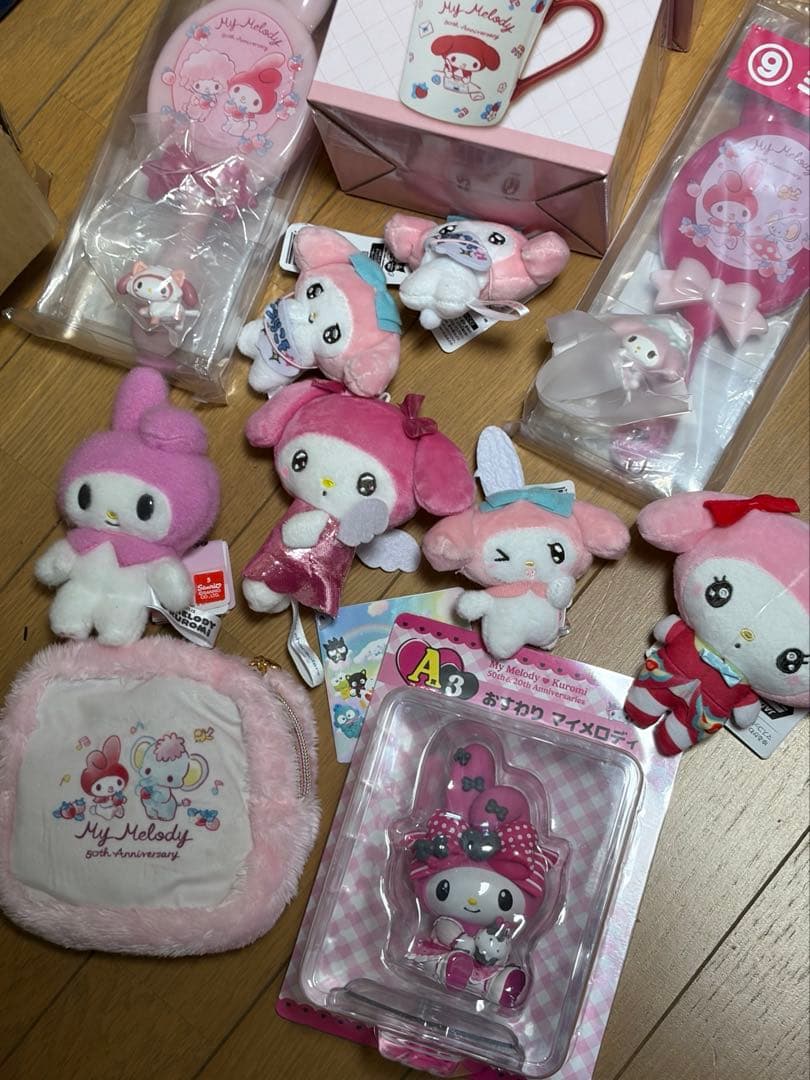 【コメントください　匿名配送】マイメロ　40個まとめ売り　サンリオ　未開封　美品 マイメロディ50thアニバーサリーショップ」が2025年1月9日（木）から