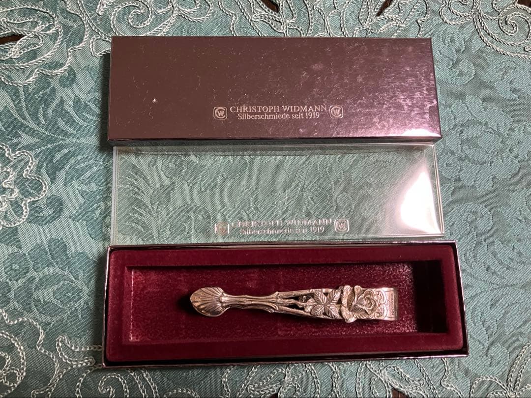 クリストフウィドマン ドイツ製 シルバー 925 バラのモチーフ シュガー