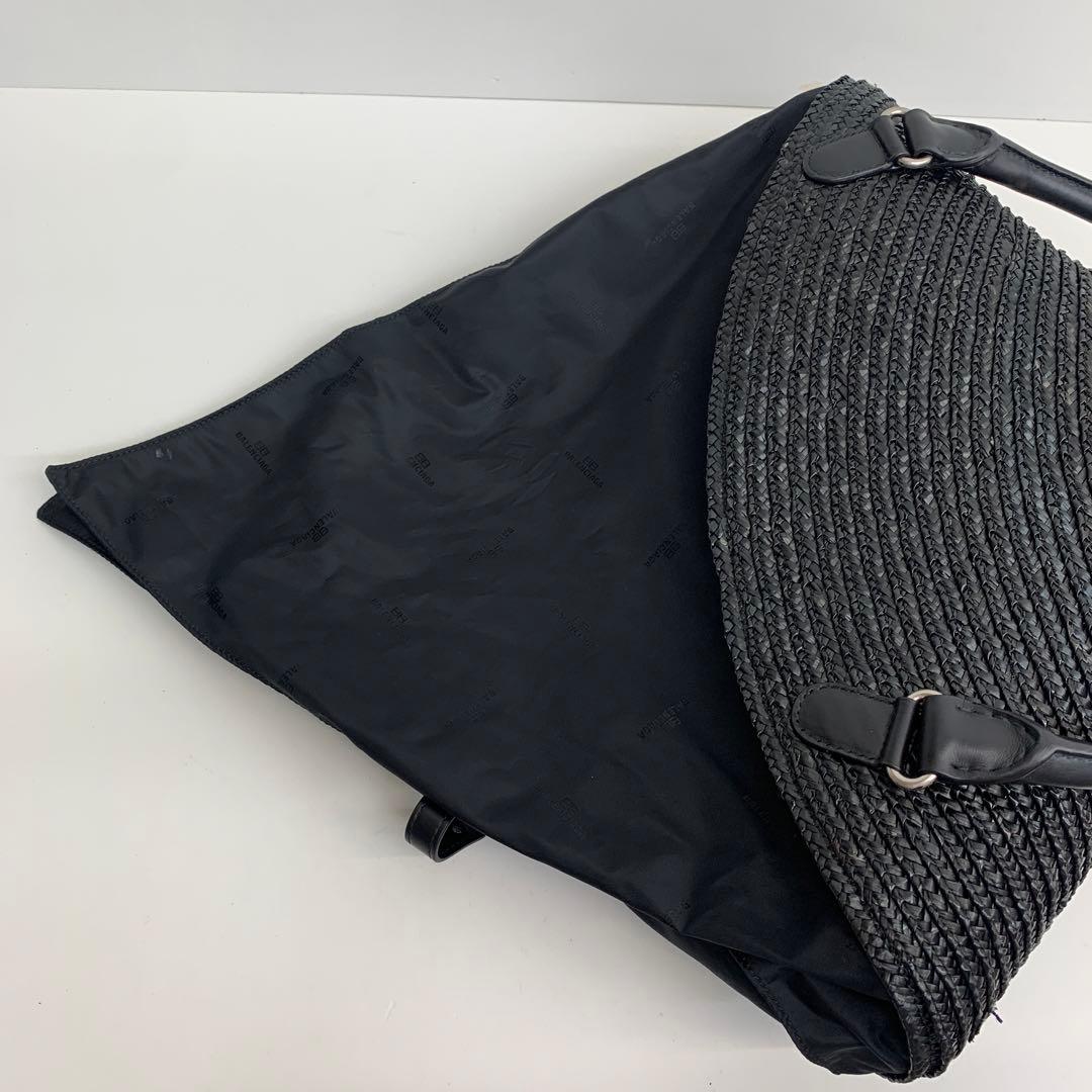 バレンシアガ ビーチバッグ ブラック 黒 かごバッグ 24082631 - メルカリ