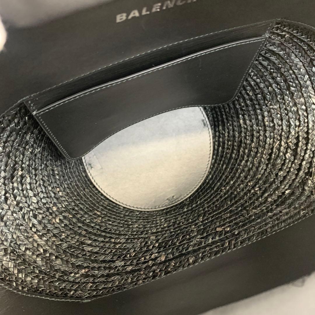 バレンシアガ ビーチバッグ ブラック 黒 かごバッグ 24082631 - メルカリ