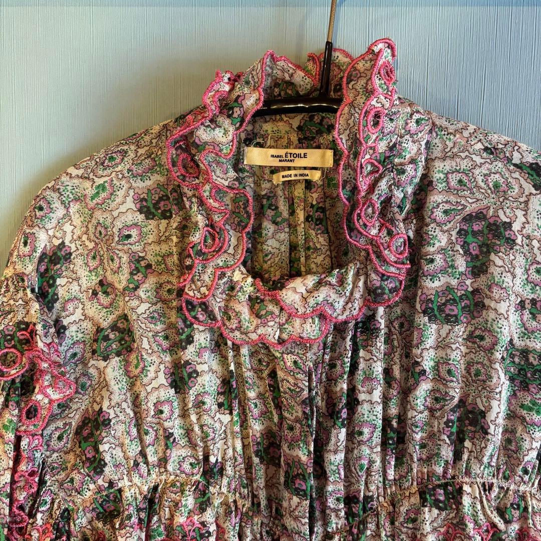 ISABEL MARANT Etoile フラワープリント 長袖ブラウス - メルカリ