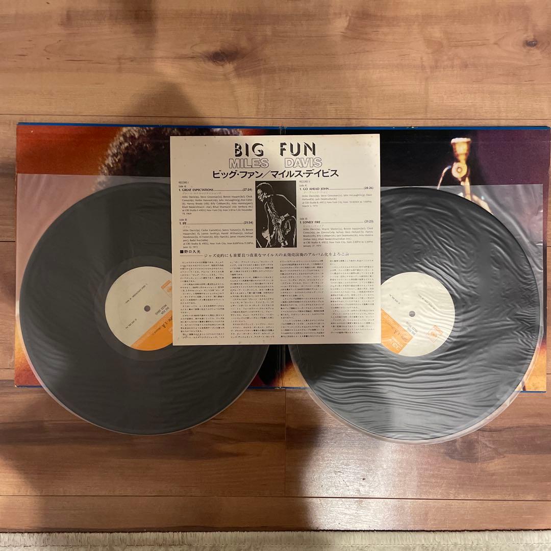 Miles Davis Big Fun LP レコード マイルス・デイヴィス - メルカリ