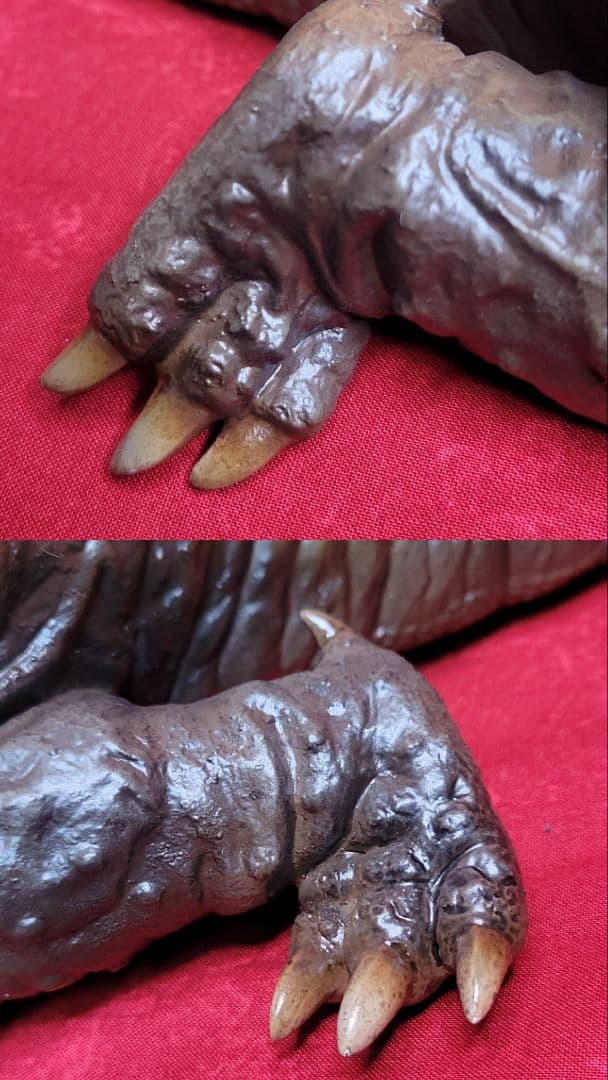 ビリケン商会ソフビキット完成品 透明怪獣ネロンガガレージキット完成