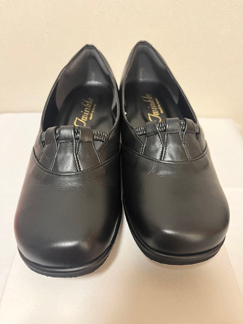 かずちゃん様【新品】エアクッションパンプス/ブラック/&LVレザー