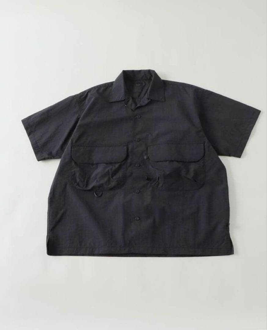 Moon Equipment Co. グレーオーバーオール 半袖 つなぎの通販｜www