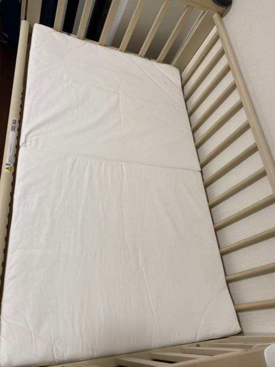 説明書付き ファミリア familiar ベビーベッド 120×70 - メルカリ