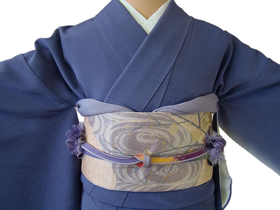 樽本伊勢蔵 訪問着＆袋帯・帯〆・帯揚げセット（正絹）仕立上り