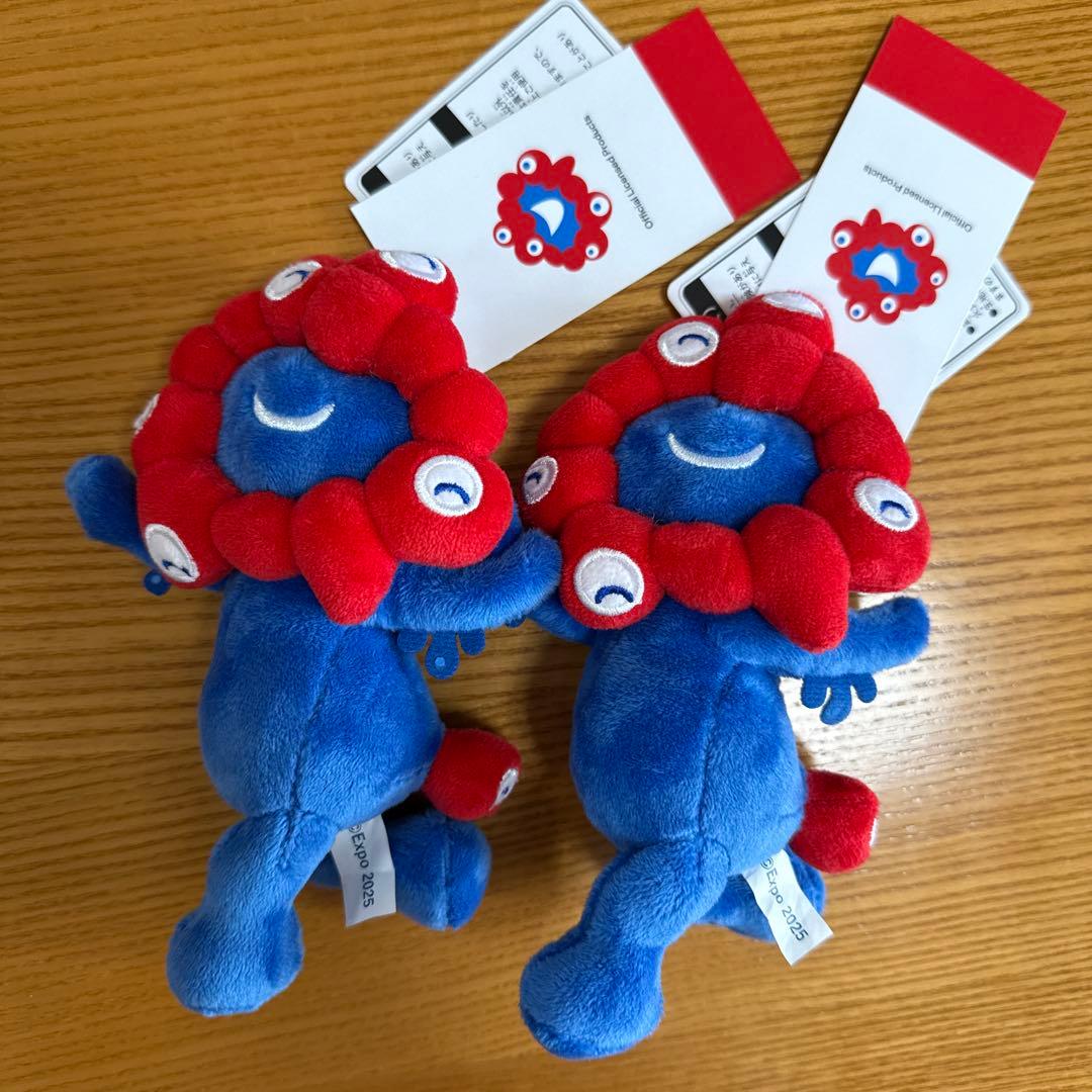 ちいちゃん様専用 ミャクミャク 2個セット 笑顔 ニコニコ スキップ