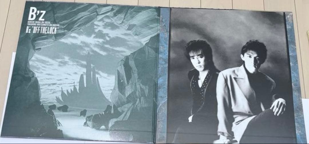B'z アナログレコード OFF THE LOCK オフザロック ROCK - メルカリ