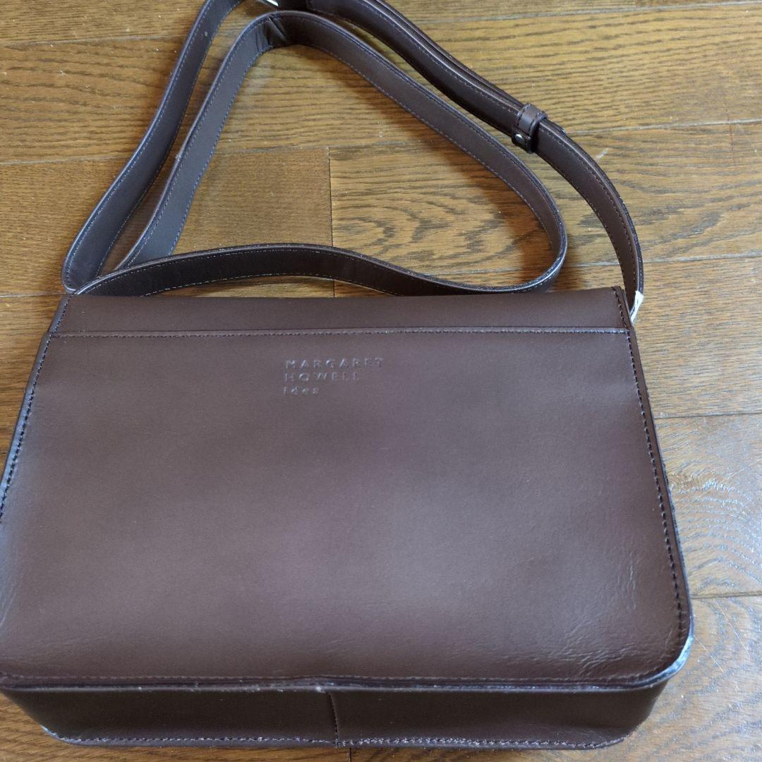 MARGARET HOWELL idea ショルダーバック チョコ レディース