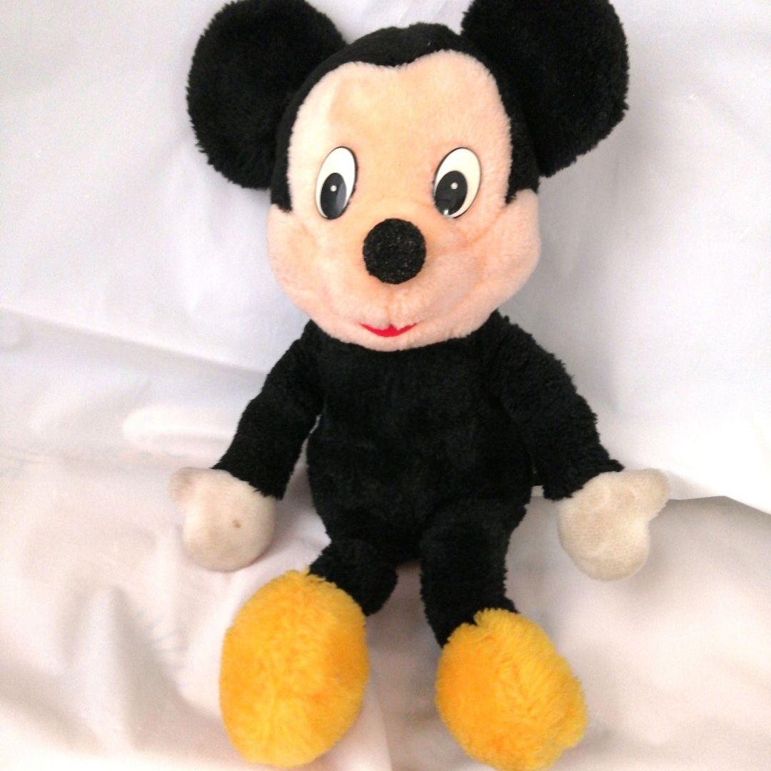 昭和レトロ ディズニー サンアンドスター ミッキー ぬいぐるみ - メルカリ