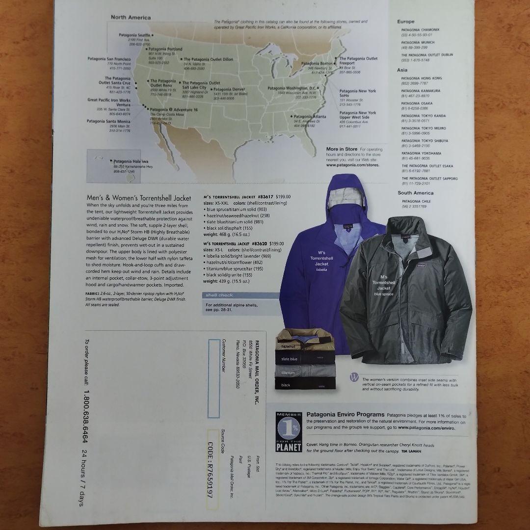 Patagonia パタゴニア カタログ 2002 Spring 英語版 - メルカリ