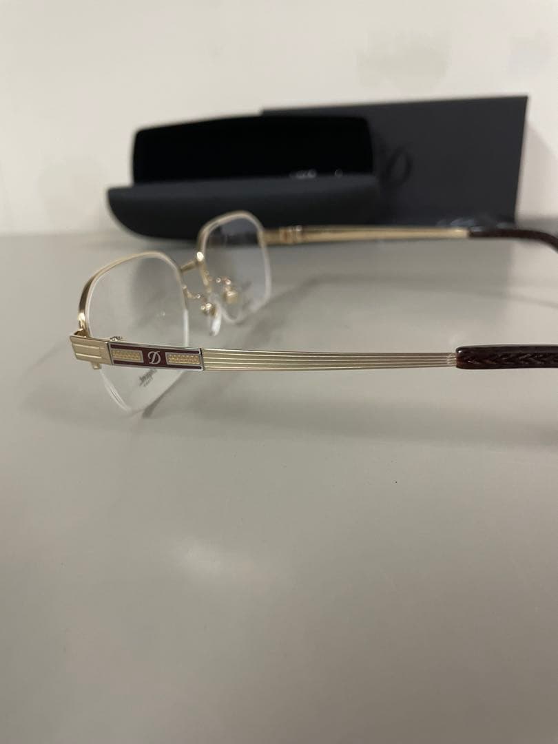 ➁未使用 S.T. Dupont ドゥポンメガネフレーム箱付き - メルカリ