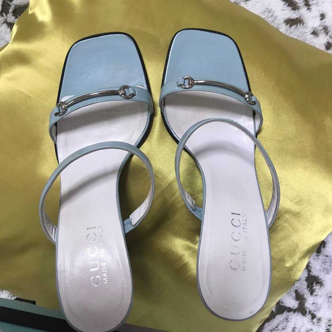 Gucci ミュールサンダル　サイズ　36.5 中古・古着通販】GUCCI (グッチ) GGマーモント ミュールサンダル