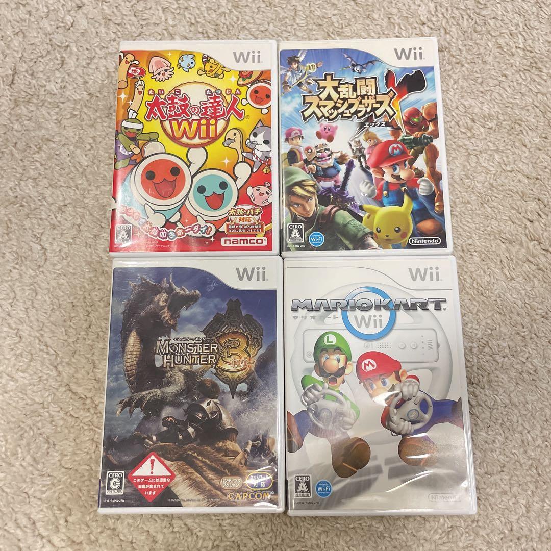 任天堂 Wii ソフト 4つセット売り - メルカリ