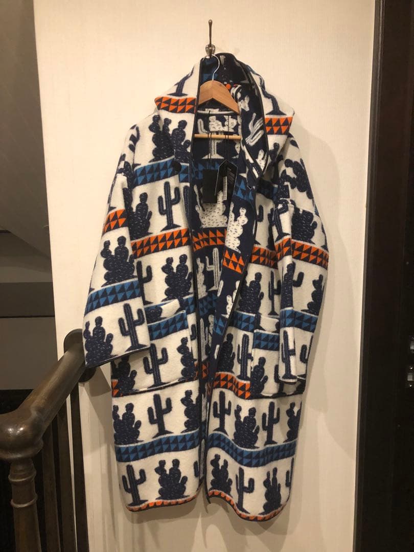 Nigel cabourn サイズ48 cactus donkey Nigel Cabourn Mens Winter Wool Cactus Donkey Jacket Navy Multi