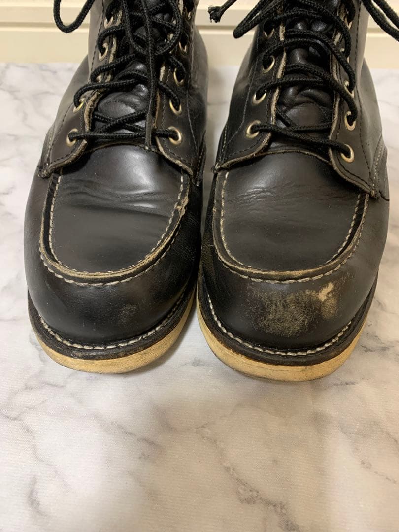 90s【REDWING】アイリッシュセッター 犬タグ 8179 25.5cm 黒