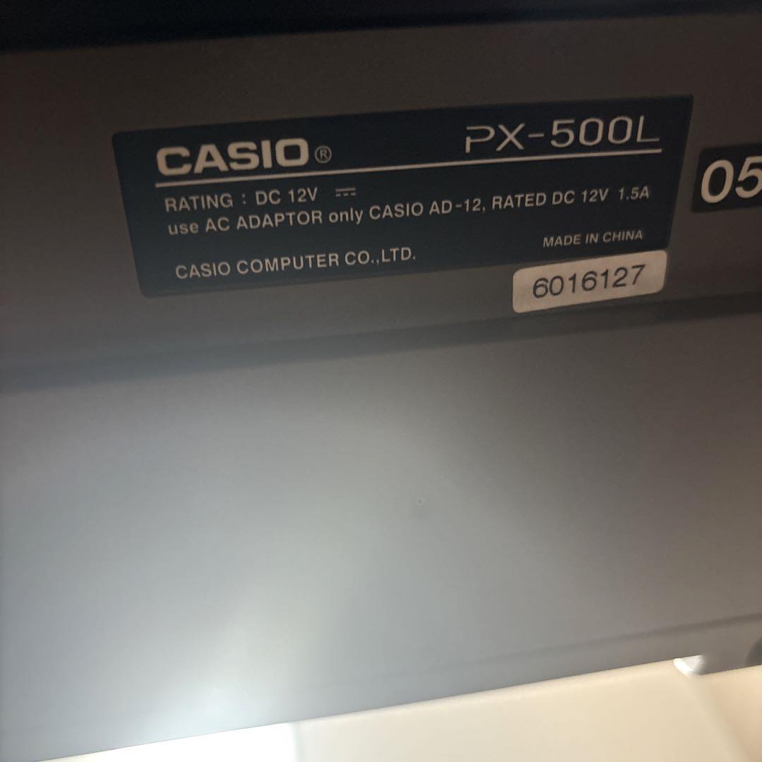 美品】 CASIO PX-500L デジタルピアノ 88鍵盤 木製スタンド付き - メルカリ