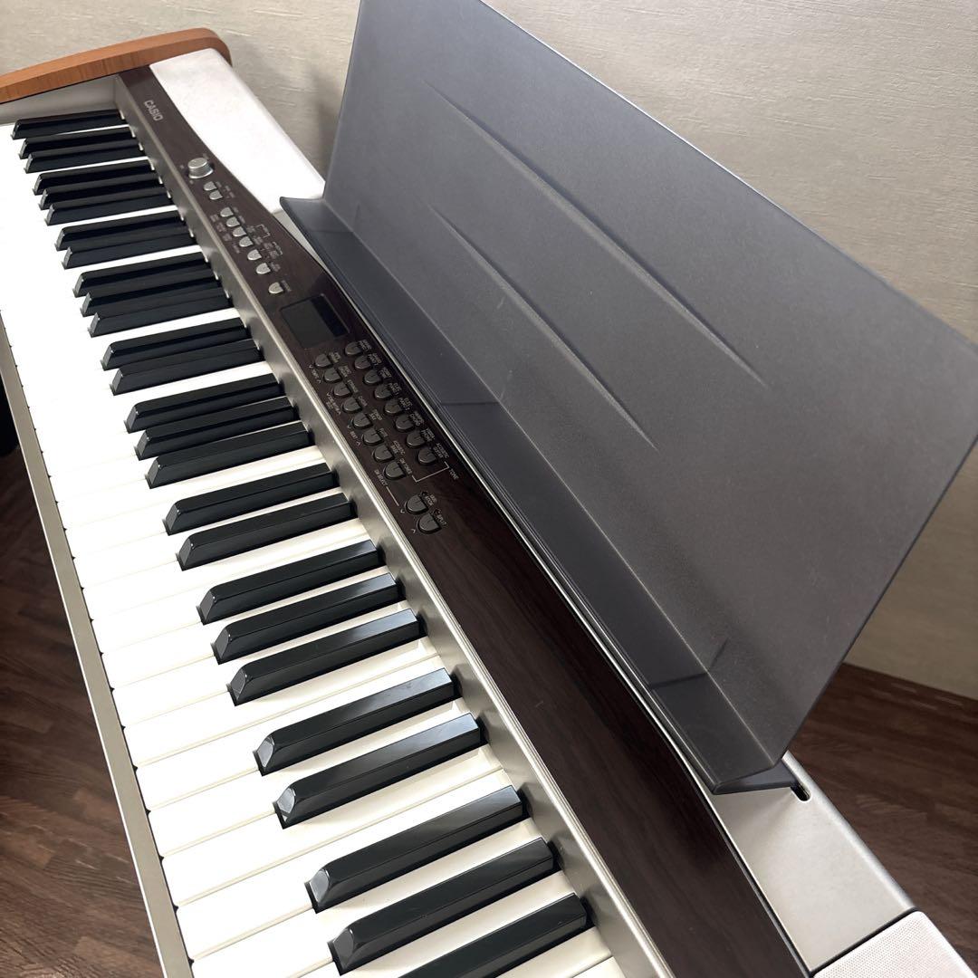 美品】 CASIO PX-500L デジタルピアノ 88鍵盤 木製スタンド付き - メルカリ