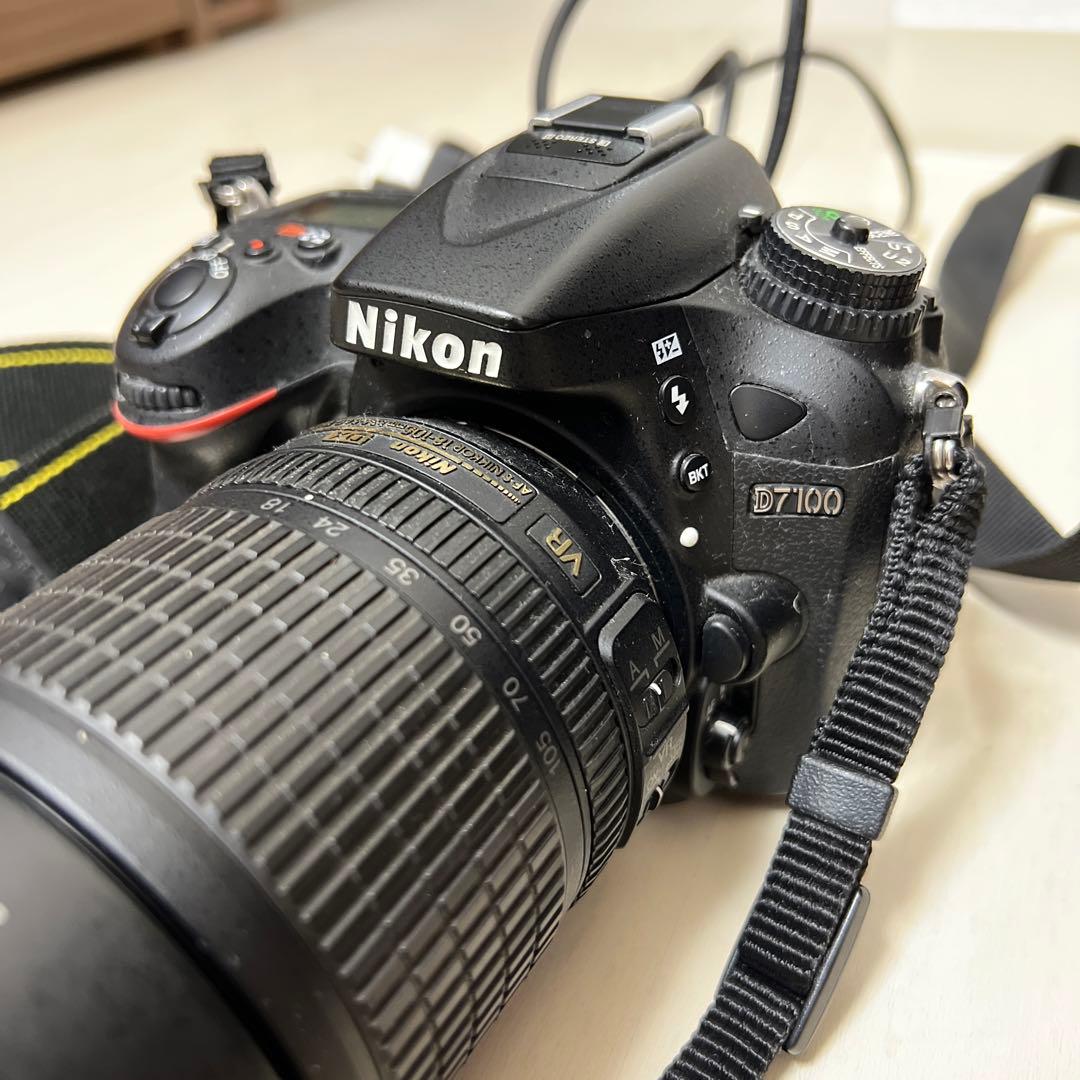 Nikon D7100 18-105mm【美品】 Nikon D D7100 24.1MP Digital SLR Camera - Black (Kit w/ AF-S DX G
