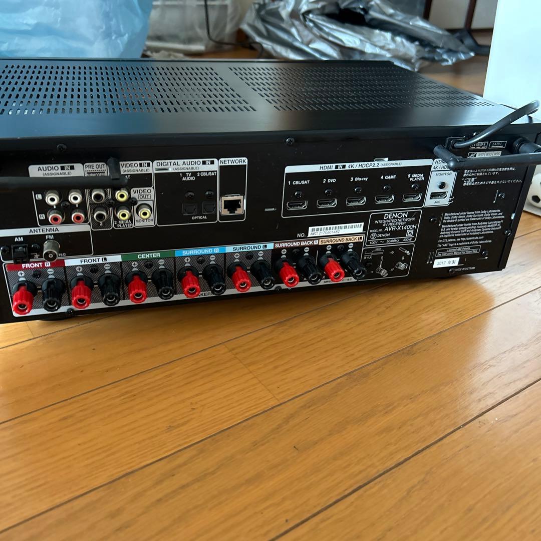 DENON AVアンプ AVR-X1400H リモコン - メルカリ
