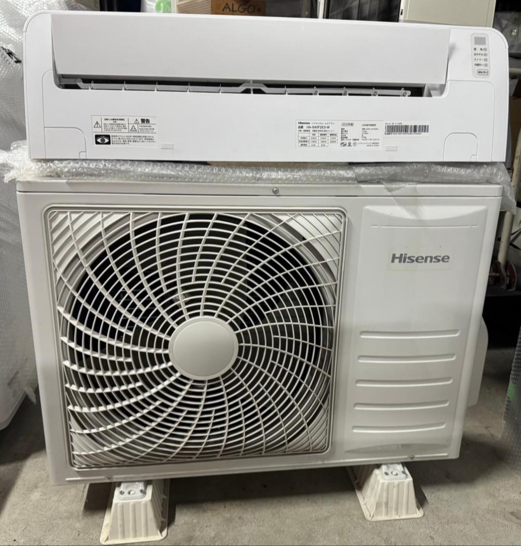 ハイセンス ルームエアコン HA-S40F2E3-W 2023年製 主に14畳 ハイセンス(Hisense) エアコン 14畳 4.0kw HA-S40H2-W ハイセンス S