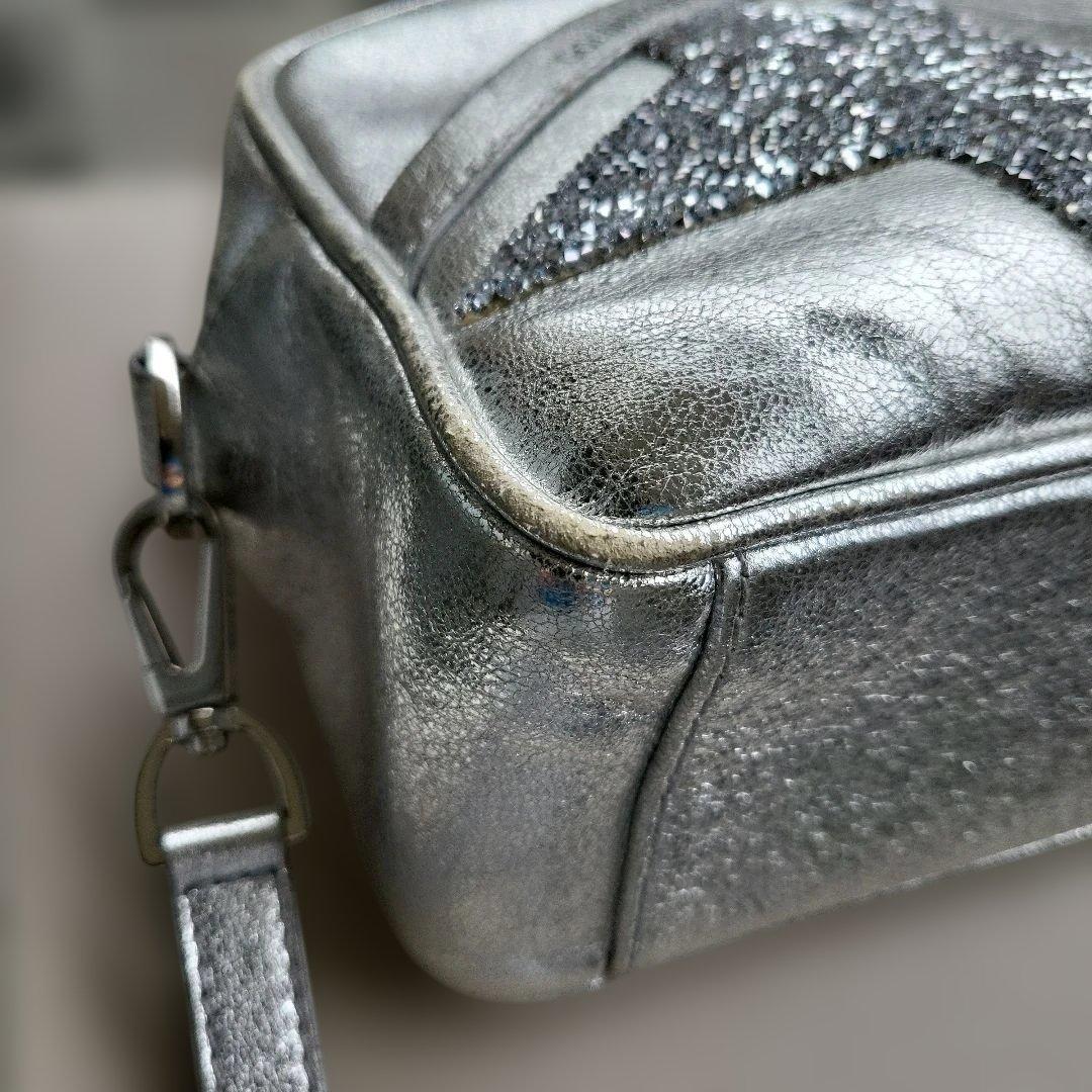 ゴールデングース ショルダーバッグ シルバー 斜めがけななめがけ 銀色