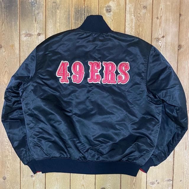 長瀬智也さん着 STARTER NFL 49ers リバーシブル スタジャンXL - メルカリ
