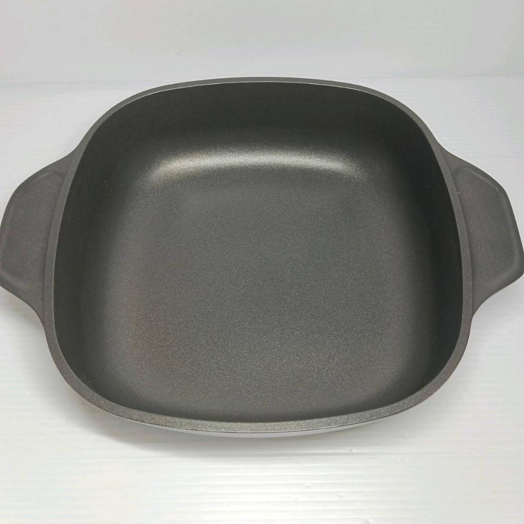 味わい鍋 無水調理鍋 角型鍋 24cm 3.2L 両手鍋 鋳物鍋 未使用 調理