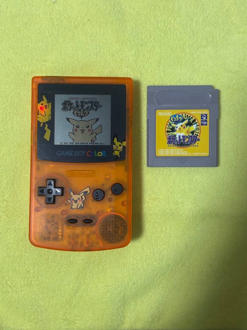 外装・スピーカー新品 ゲームボーイカラー ポケモン イエロー 新品電池