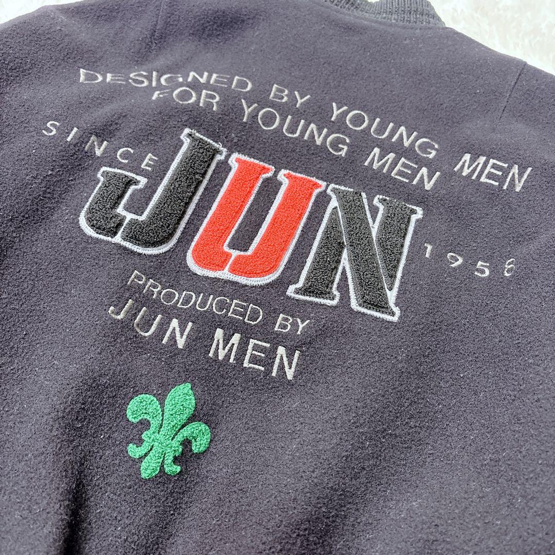 ジュンメン 90s JUN MEN レザースタジャン VANパロ ヴィンテージ