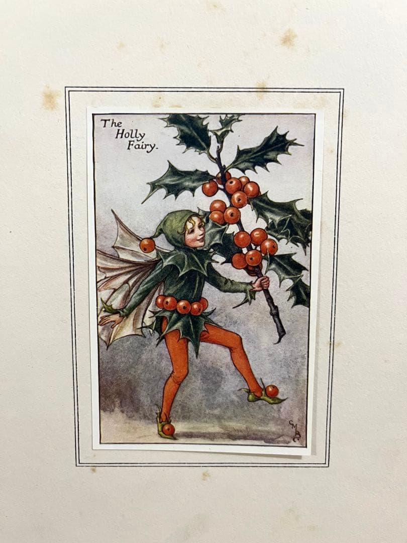 No359 希少 古書 洋書 楽譜 絵本 花の妖精 フラワー フェアリーズ