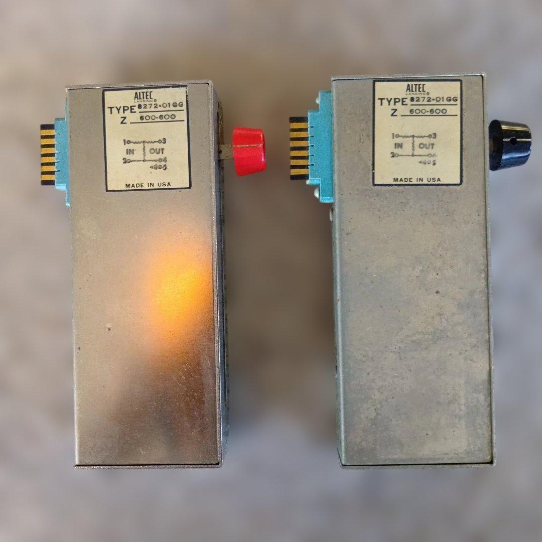 ALTECの600Ωスライドボリューム２個 ALTECの600Ωスライドボリューム2個 ALTEC スライドフェーダー