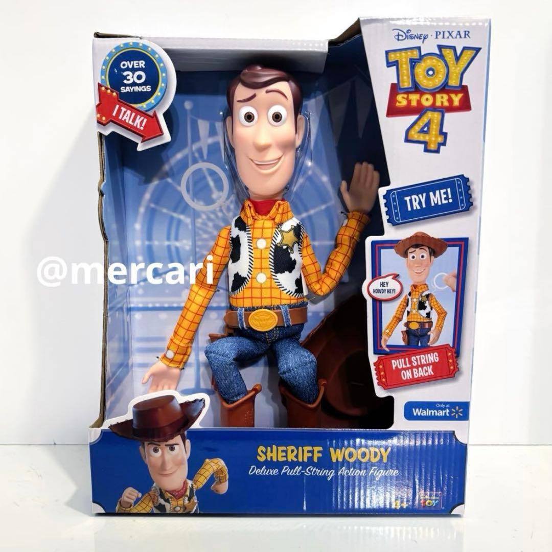 トイストーリー 4 ウッディ トーキングリアルサイズ ドール 新品 日本未発売 トイストーリー4 リアルサイズトーキングフィギュア ウッディ
