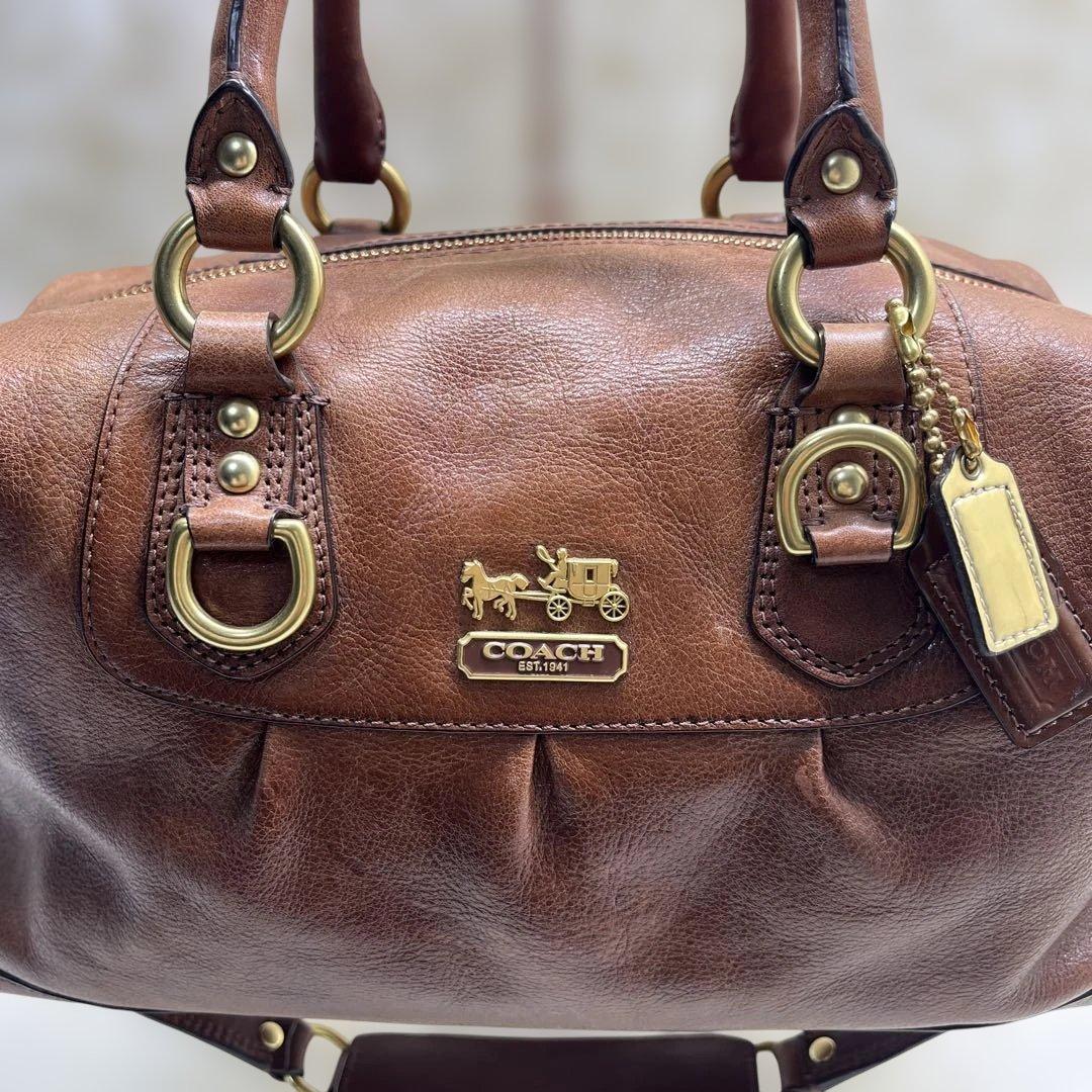 良品】COACH マディソン サブリナ 2way ショルダーバッグ 12937 - メルカリ