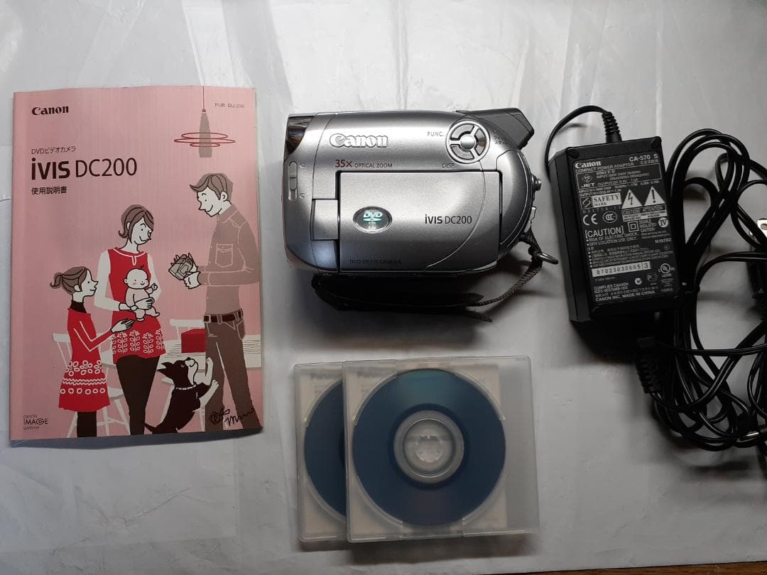 Canon iVIS DC200 DVDビデオカメラ - メルカリ