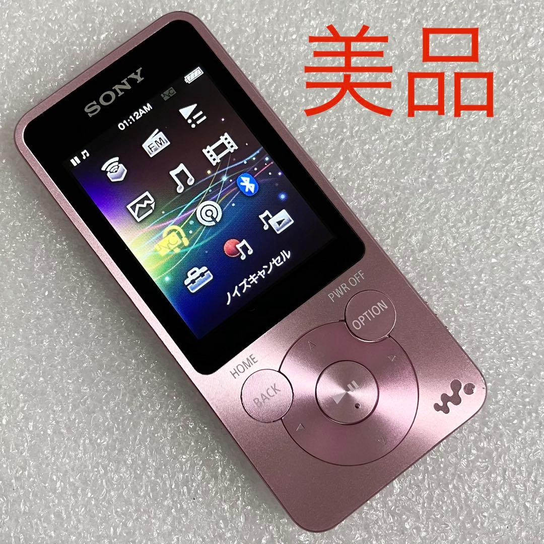 美品 バッテリー良好】 ソニー ウォークマン NW-S14 8GB ライトピ②