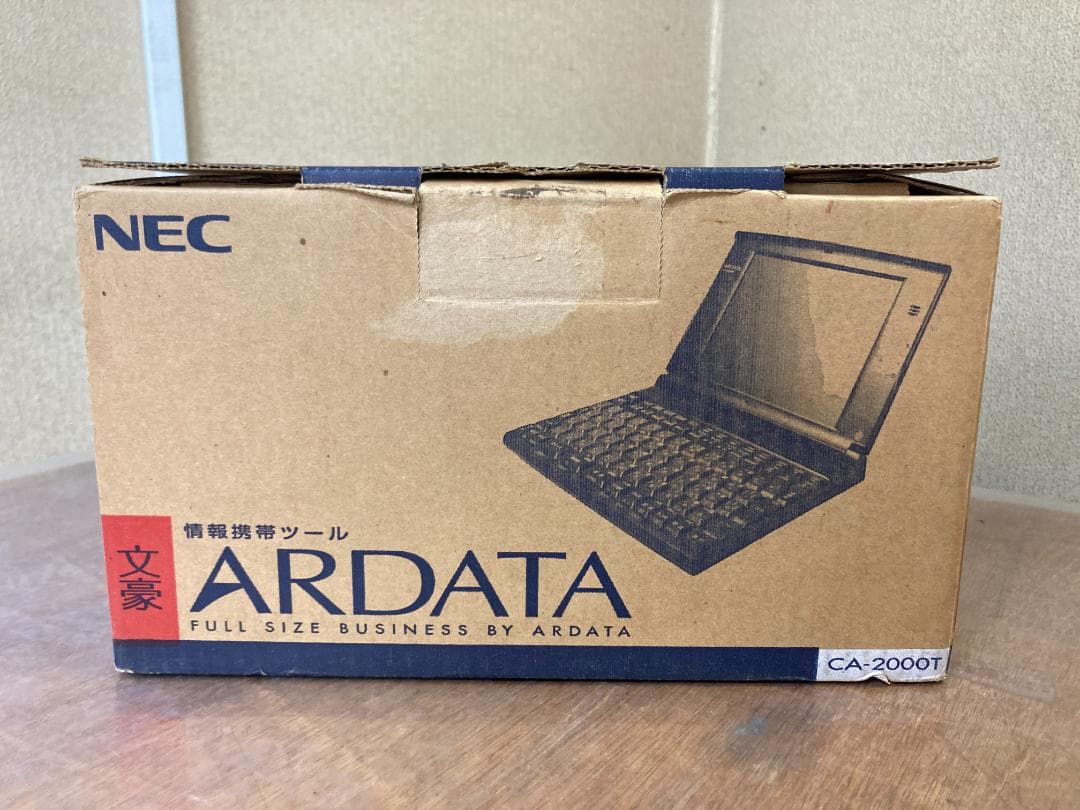 NEC ワープロ 情報携帯ツール ARDATA CA-2000T - メルカリ