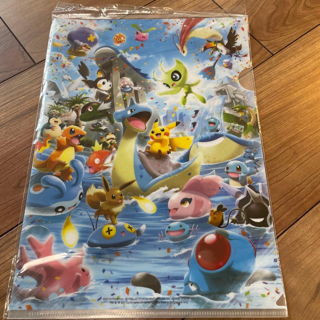 ポケモンセンター シンガポール 限定品 アート A4 クリアファイル