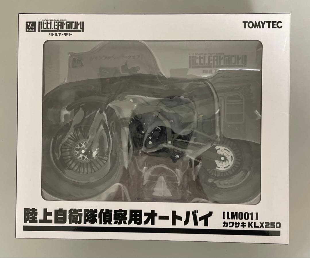 【開封品】1/12 LM001 陸自偵察オートバイ KLX250 LM001 陸上自衛隊 偵察オートバイ カワサキ KLX250｜PRODUCT｜リトル