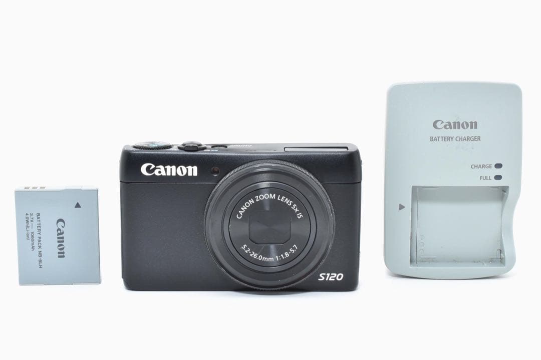 Canon Powershot S120 デジタルカメラ 本体と充電器付き - メルカリ