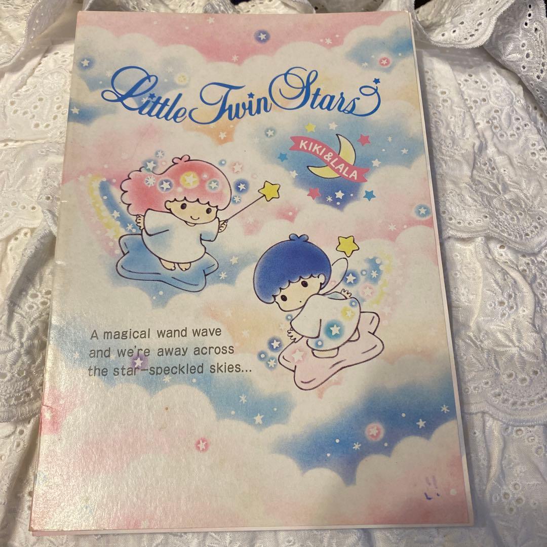 サンリオ 昭和レトロ リトルツインスターズ キキララ ノート - メルカリ