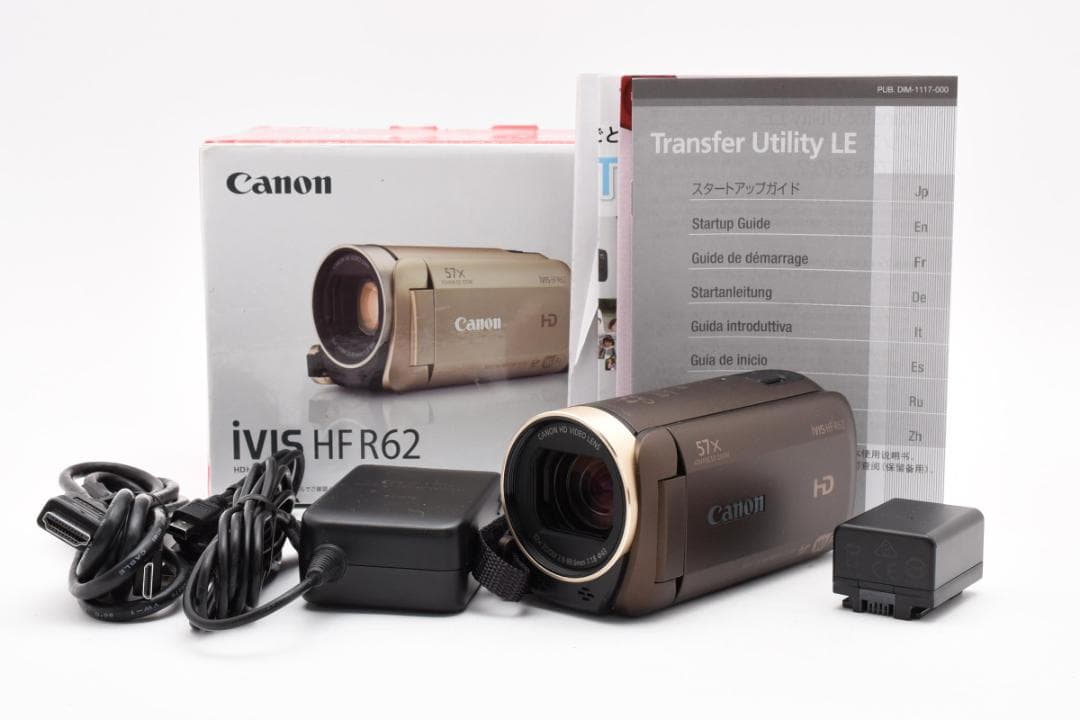 【極美品】Canon HDビデオカメラ　ivis HF R62 ブラウン CANON iVIS HF R62 価格比較 - 価格.com