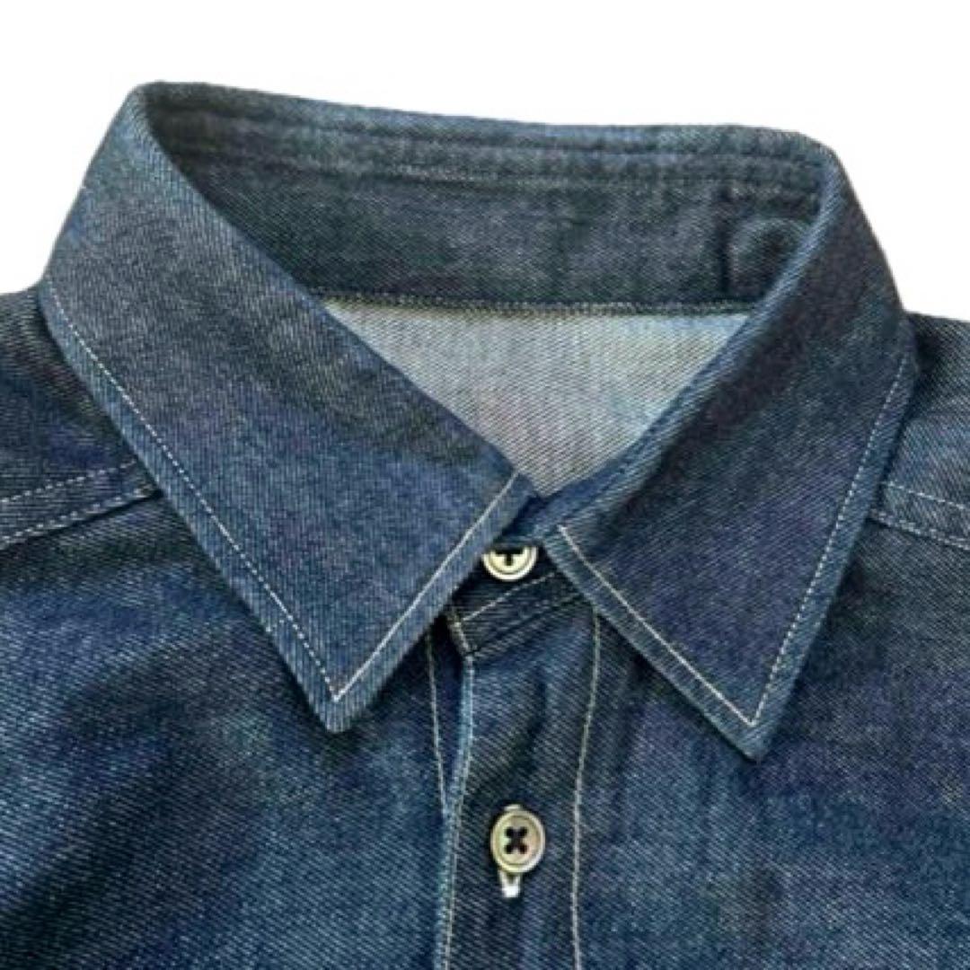 【p.p.pean】ジュンミカミ オーバーサイズ　デニムシャツ 日本製