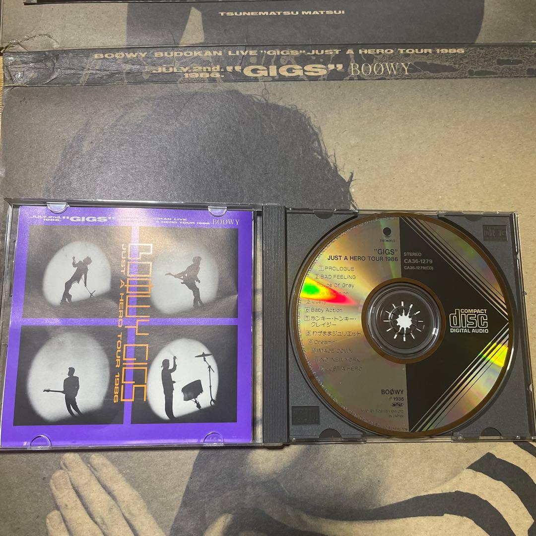 邦楽 G_vocallBOOWYGIGSJUSTA HERO tourCD