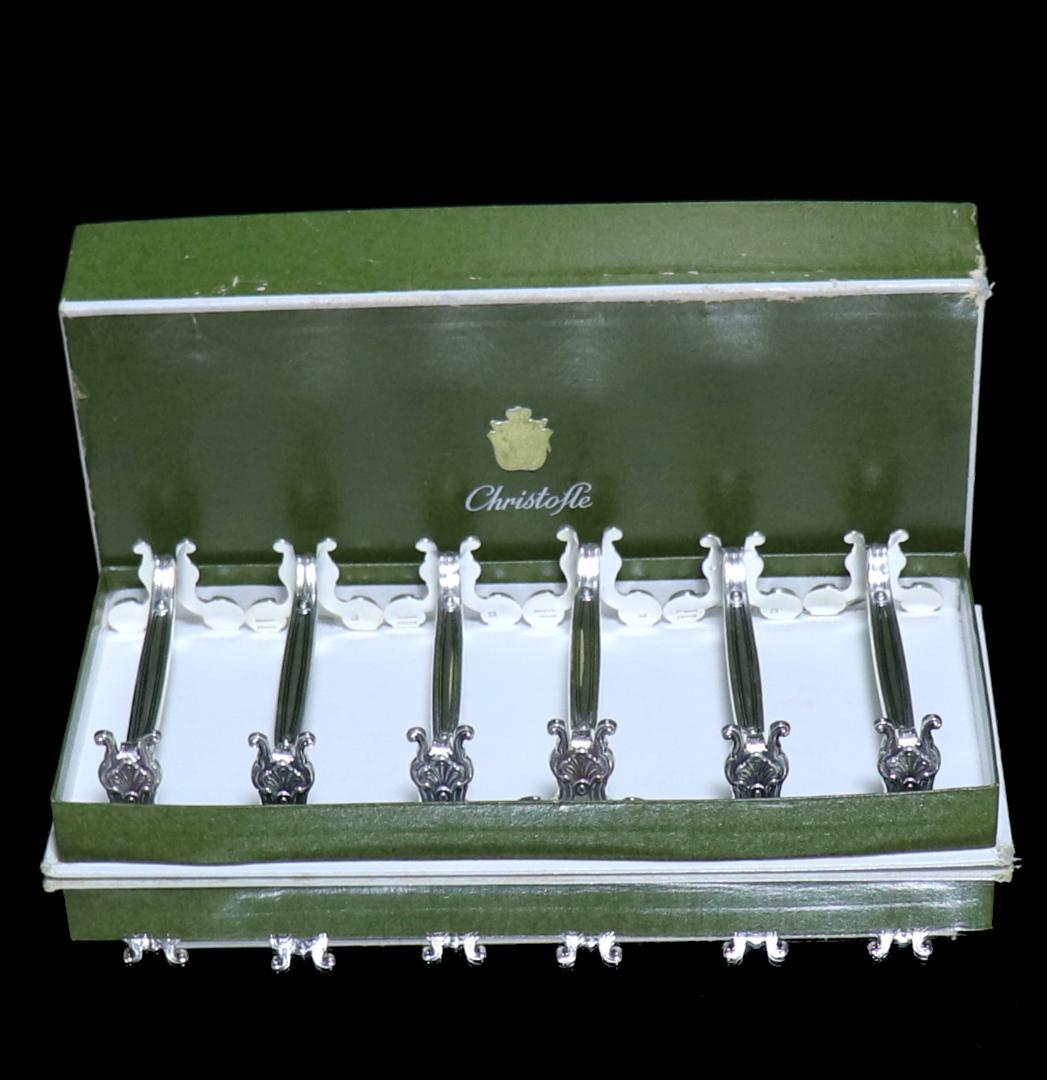 クリストフル ナイフレスト 希少モデル コキーユ 貝殻6個セット箱付き