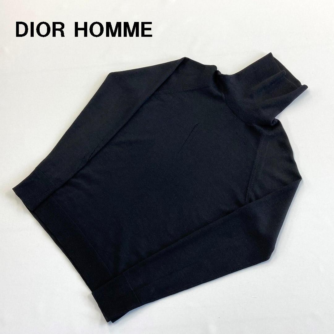 Dior Hommeディオールオム 爪痕ダメージ加工タートルニット エディ期 M