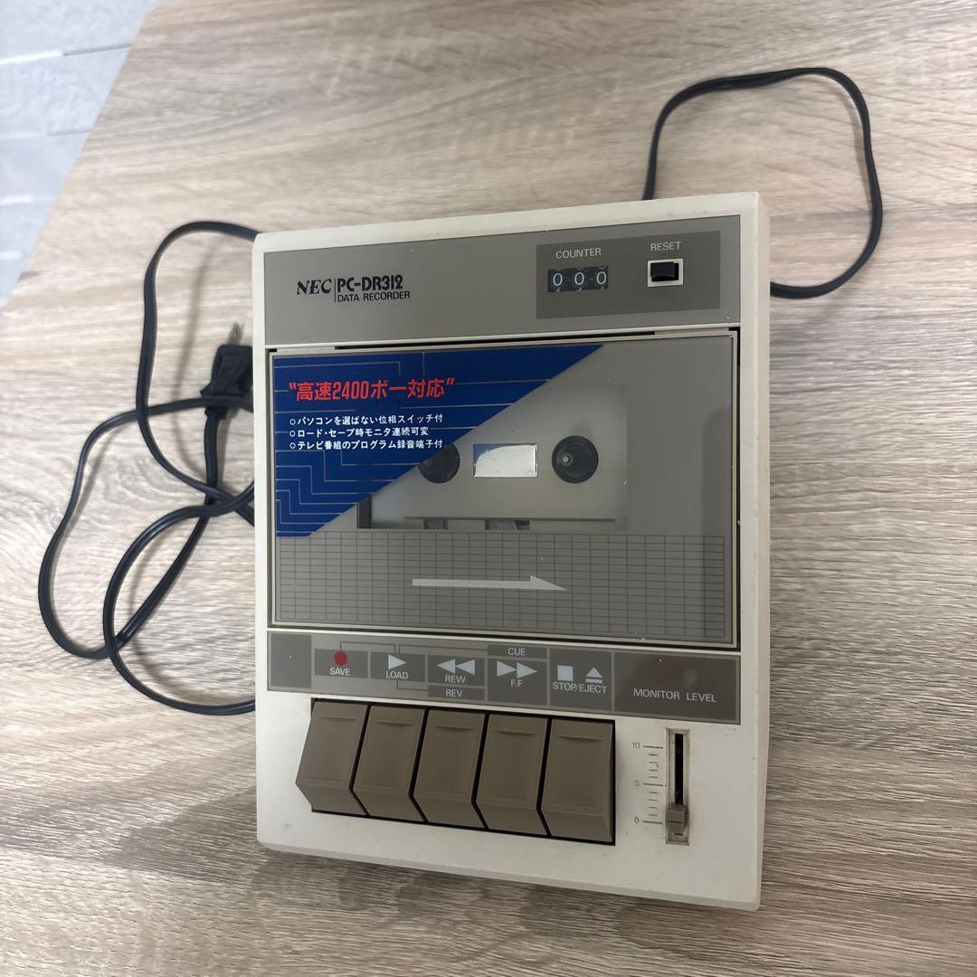【通電＆動作確認済】NEC PC-DR312 データレコーダー Yahoo!オークション -「nec データレコーダー」の落札相場・落札価格